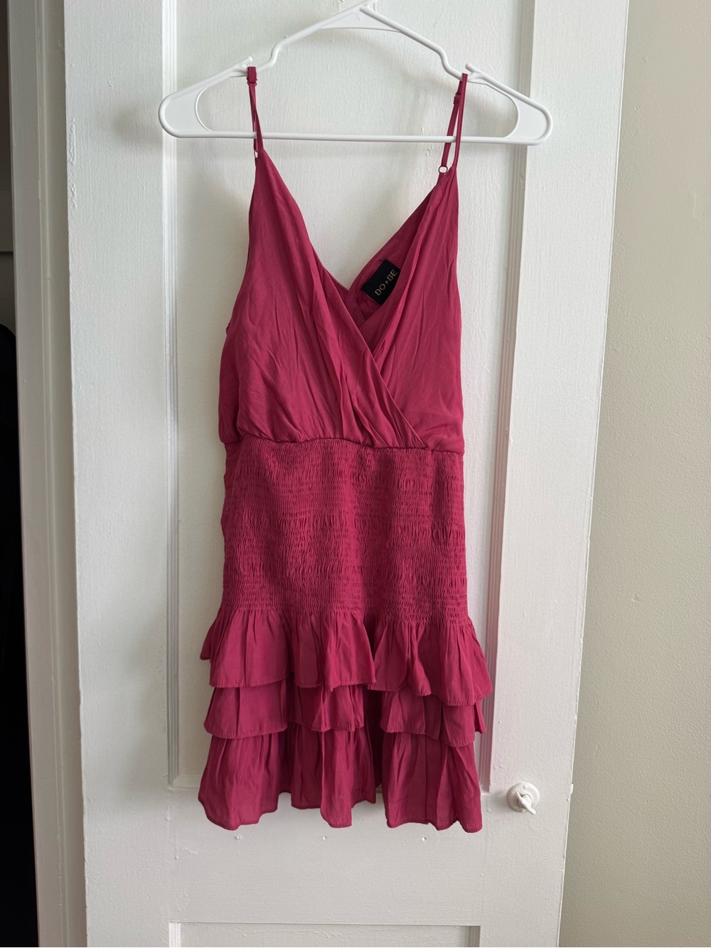 DO+BE Fuchsia Sleeveless Wrap Dress